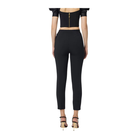 Elisabetta Franchi Pantaloni Pantalone Donna slim con patte 42 A25 - ELISABETTA FRANCHIPA12056E2 - EA3 - 42 - Francavilla Moda